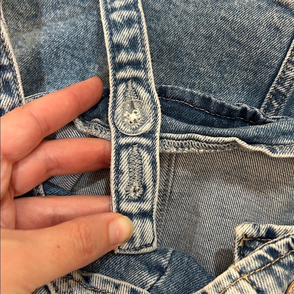 Gap Denim Mini Dress Size 4 - Picture 9 of 12